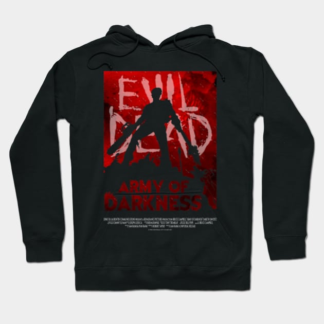 Evil Dead 3 Army of Darkness Hoodie by perdewtwanaus